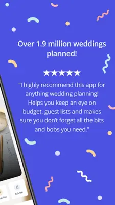 Bridebook - Wedding Planner android App screenshot 1