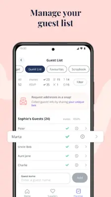 Bridebook - Wedding Planner android App screenshot 4